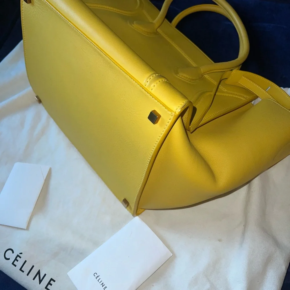 Celine yellow Phantom luggage - Picture 12 of 15